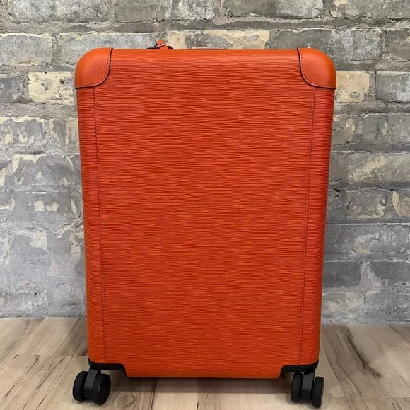 Orange Louis Vuitton Horizon 55 Rolling Suitcase - Picture 12 of 16